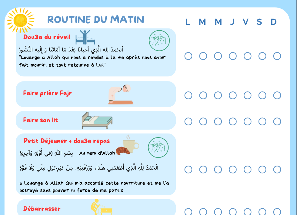 Routine Matin Soir