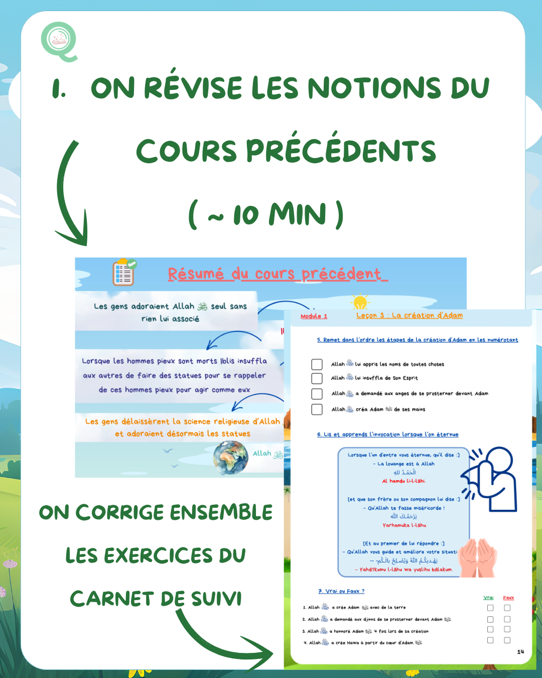 Début du cours