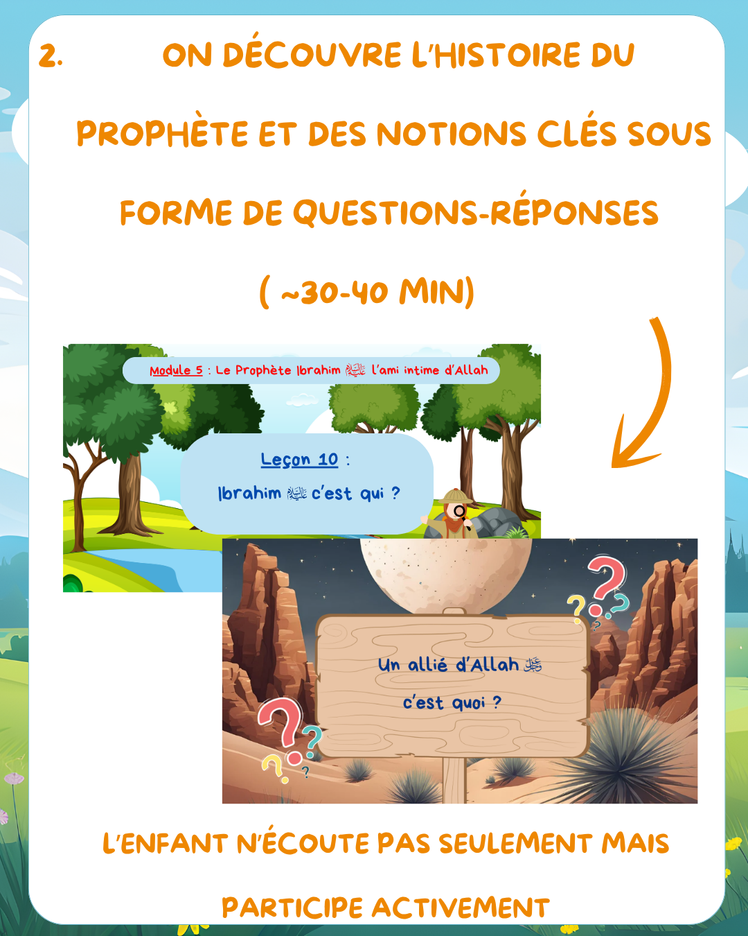 Découverte de l’histoire